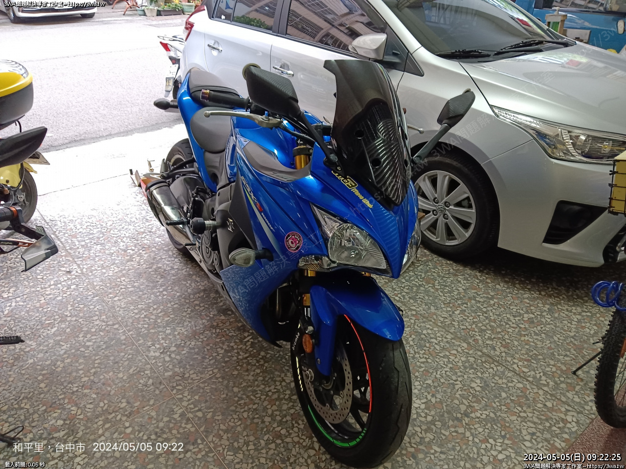 Suzuki GSXS-1000F 改原廠腳踏