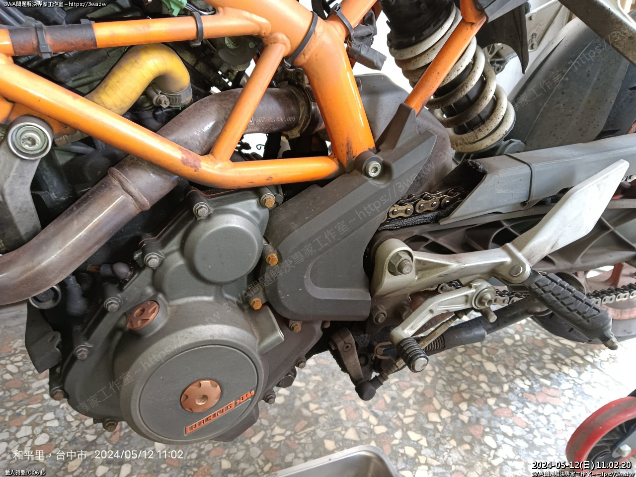 KTM Duke390 更換前齒